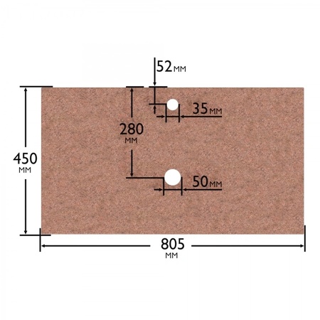 Столешница под раковину СанТа 80 900155
