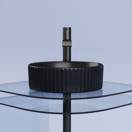 Раковина накладная (36х36) Ceramica Nova ELEMENT CN6057MB