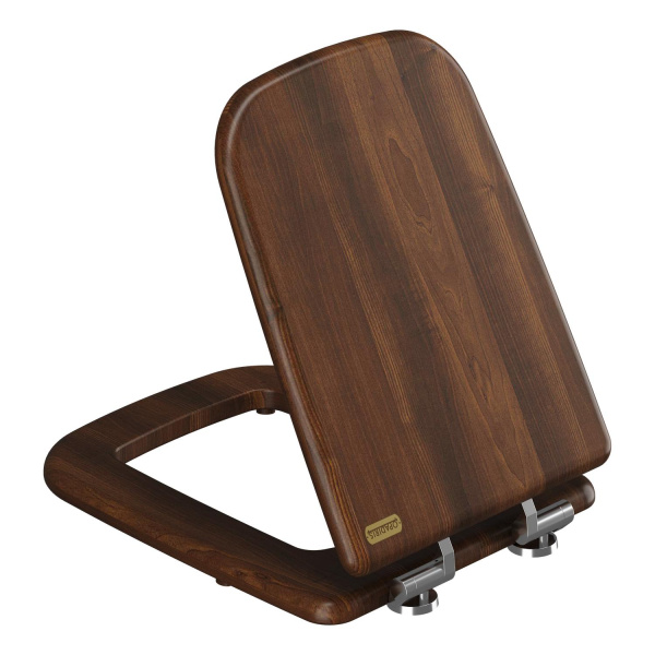 Унитаз подвесной безободковый Opadiris Кантара OS74712N сиденье светлый орех