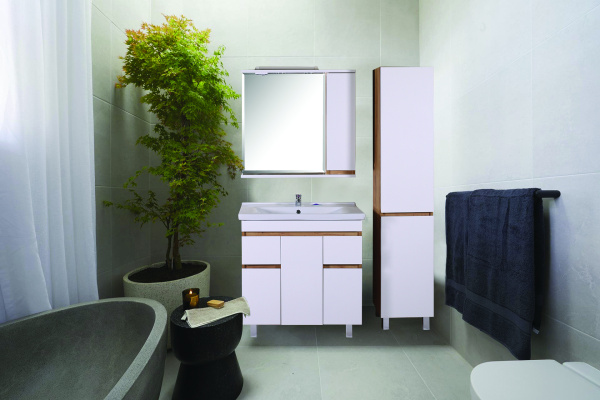 Зеркальный шкаф (80х74)   ASB-Mebel  Марко 80 10718