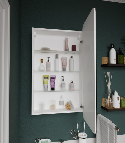 Зеркало-шкаф (50х90) 1Marka  Nuvo 50 У83224