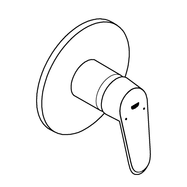 Смеситель однорычажный для душа Grohe Eurodisc Cosmopolitan 24055 002 (24055002) хром Смеситель однорычажный для душа Grohe Eurodisc Cosmopolitan 24055 002 (24055002) хром