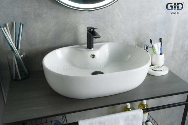 Раковина накладная (59х41) Gid N9163