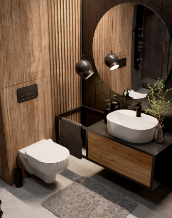 Унитаз подвесной безободковый AQUAme AQM2008