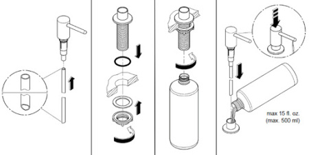 Дозатор жидкого мыла Grohe Cosmopolitan 40535 000 (40535000)