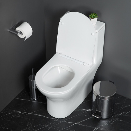 Унитаз напольный BelBagno Lounge BB8618CPR-MN/SC