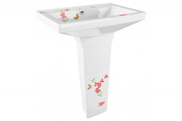 Раковина-тюльпан Arcus G-330 с декором