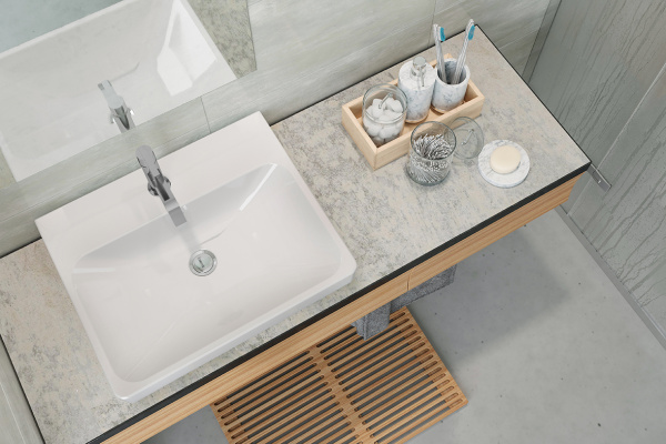 Раковина подвесная (45х45) Misty Santek Адриана 45 1.WH50.1.630