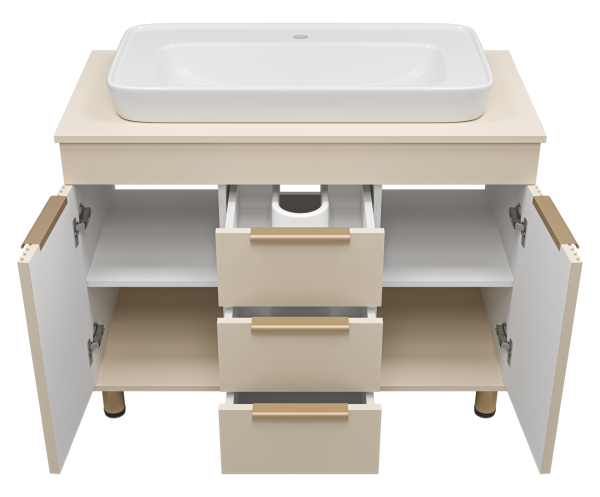 Тумба с раковиной  Brevita Enfida 100 УТ000014839