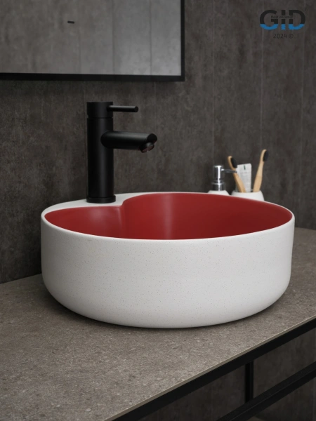 Раковина накладная (40х40) Gid N9013LS