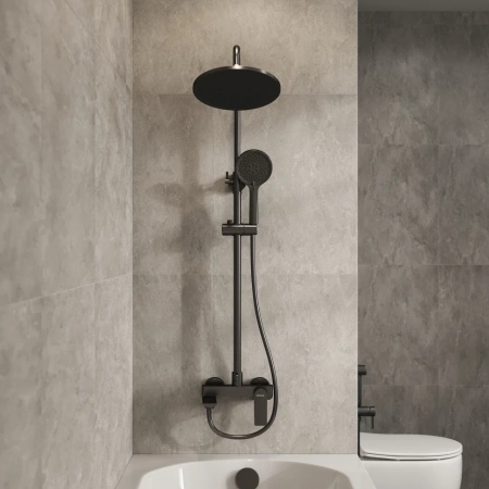 Душевая система Grossman Galaxy 500.K35.01.420 графит сатиновый