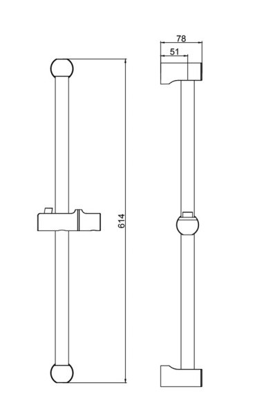 Стойка для душа D&K (DC1005503)