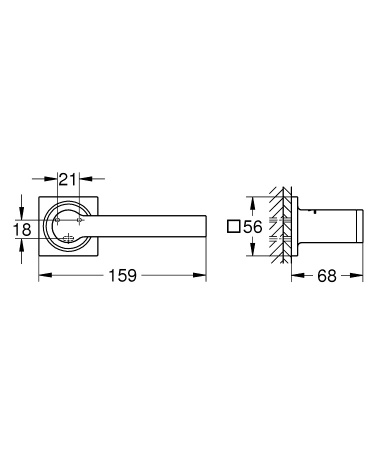 Держатель туалетной бумаги Grohe Allure 40279DL1