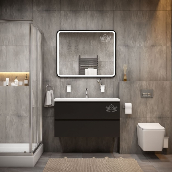 Зеркало с подсветкой Art&Max GENOVA AM-Gen-1200-800-DS-F