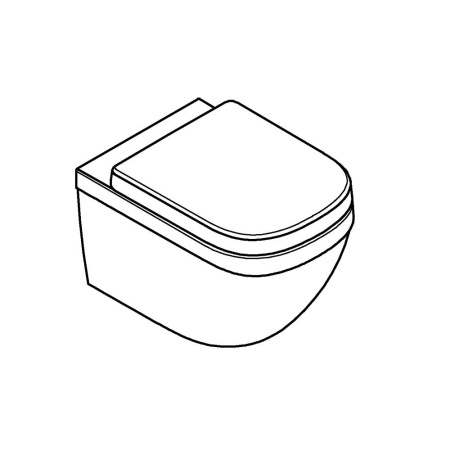 Унитаз подвесной безободковый Grohe Euro Ceramic 39554 000 (39554000) микролифт