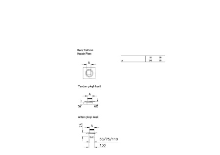 Душевой трап Square (10x10) 59980103000