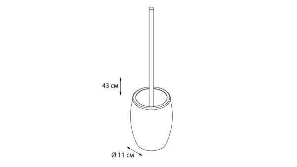 Ерш FIXSEN SNOW напольный FX-260-5