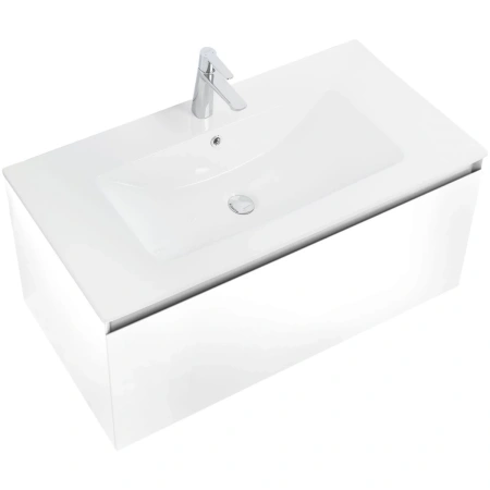 Тумба без раковины Art&Max Latina AM-Latina-1000-1C-SO-BM белый матовый