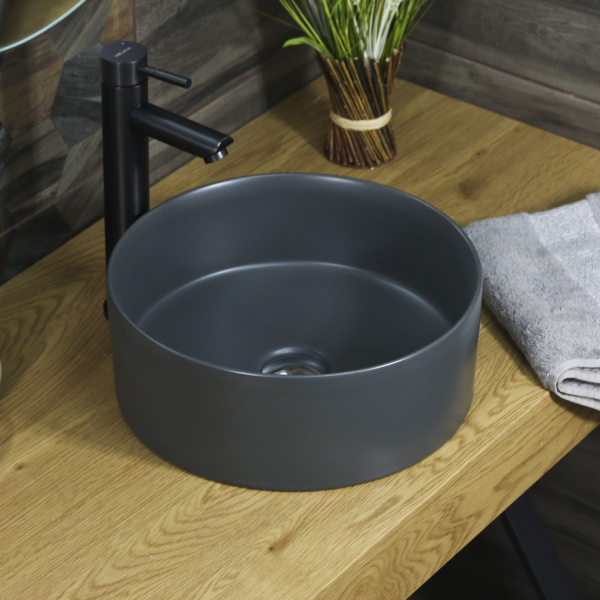 Раковина накладная (35,8х35,8) Melana 320357MDG-805