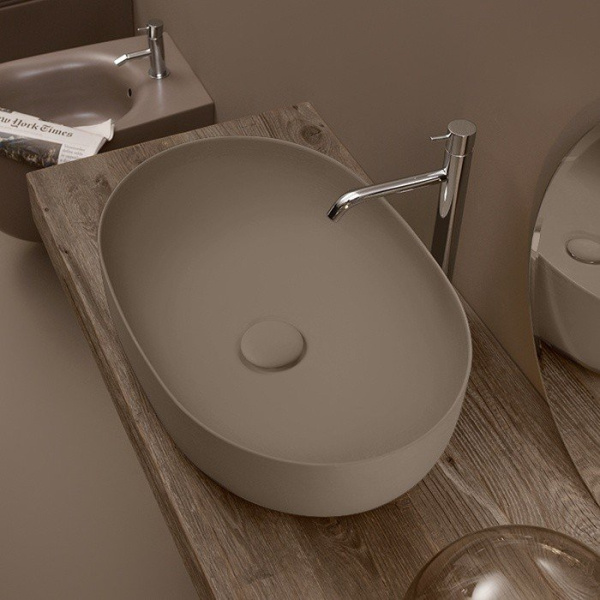 Донный клапан для раковины Kerasan 923388 коричневый матовый