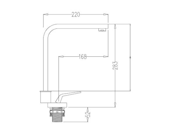 Смеситель для кухни Zorg ZR 404 BR Смеситель для кухни Zorg ZR 404 BR