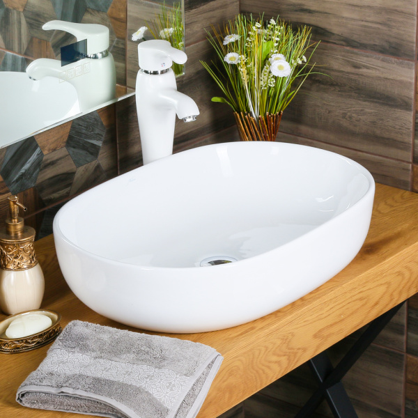 Раковина накладная (59х40,5) Melana 5006-805