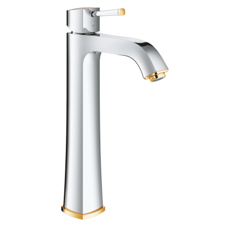 Смеситель для раковины высокий Grohe Grandera 23313 IG0 (23313IG0) хром/золото