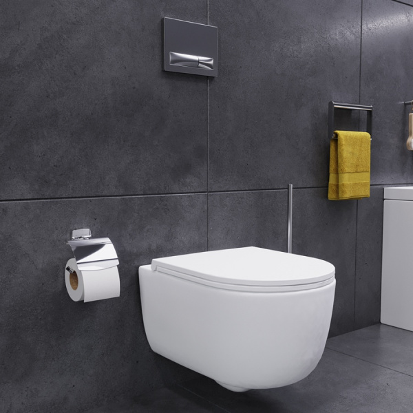 Подвесной унитаз безободковый с сиденьем микролифт Damixa Sirius DX86C1700SC