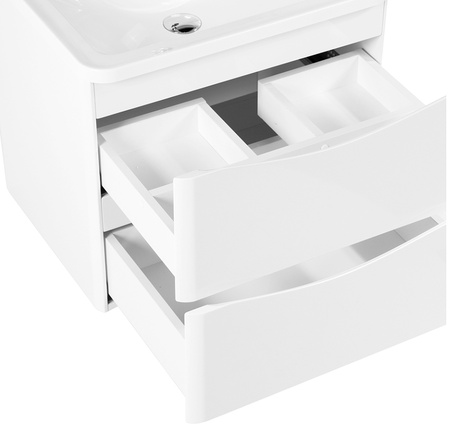 База под раковину BelBagno ACQUA-700-2C-SO-BL подвесная Bianco Lucido