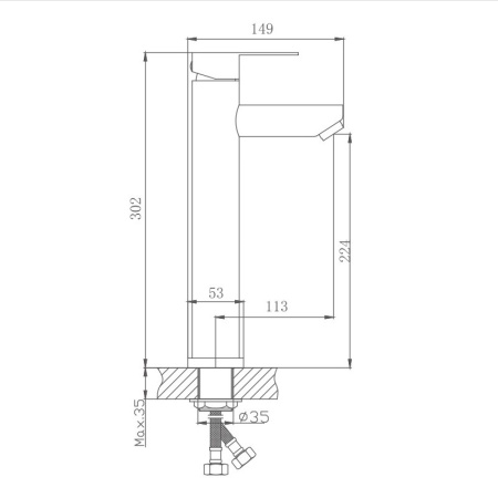 Смеситель для раковины Haiba HB11801