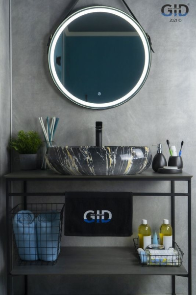 Раковина накладная (60х41) Gid Mnc163