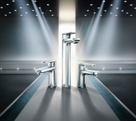 Смеситель для раковины с донным клапаном Hansgrohe Vernis Blend 71572000 хром