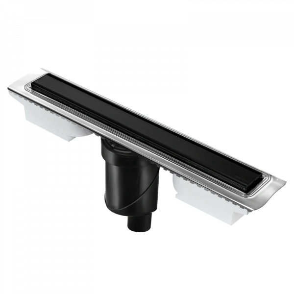 Душевой лоток Berges Wasserhaus B1 Keramik 800 (в пол) 095019 черный матовый