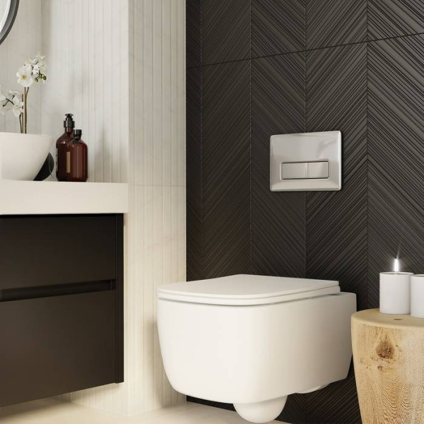 Клавиша смыва IDDIS Unifix универсальная хром 041 (UNI41CHi77)