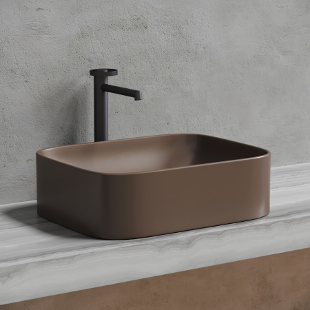 Раковина накладная (50,5х38) Ceramica Nova ELEMENT CN6052MDB