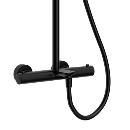 Душевая система с термостатом Raiber Graceful RPB-007 черный