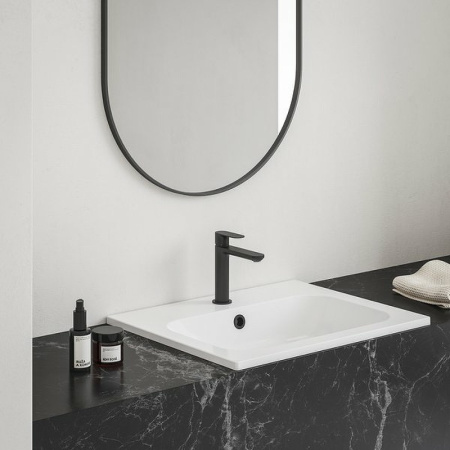 Смеситель для раковины Ravak Eleganta BeCool EL 012.21BLM X070411 черный