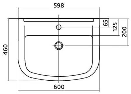 Раковина IFO Orsa RP4111-60100