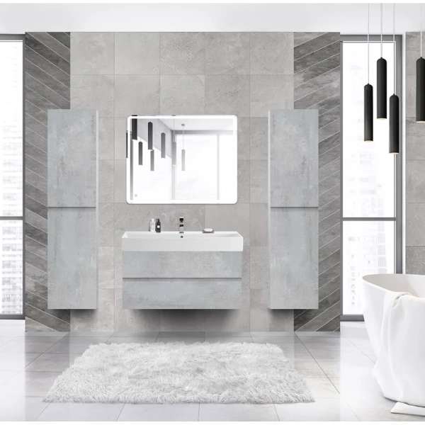 Тумба под раковину Cezares MOLVENO 46-100-2C-SO-BET Beton