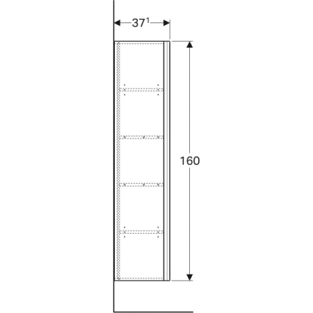 Шкаф-пенал Geberit Citterio 500.554.JI.1 Шкаф-пенал Geberit Citterio 500.554.JI.1