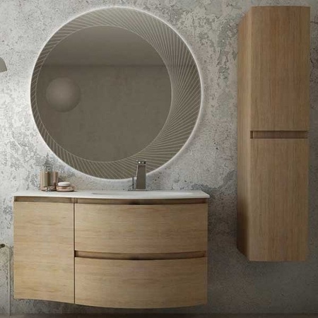 Шкаф подвесной  Cezares Vague 54836 Rovere tabacco