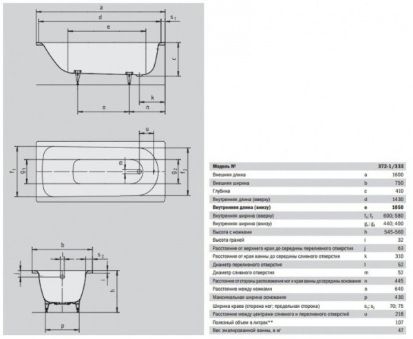 Стальная ванна Kaldewei Saniform Plus Star 170x70 133530003001 с антискользящим покрытием (с отверстиями для ручек)