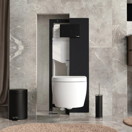 Инсталляция для подвесного унитаза WasserKraft Abens 20TLT.010.ME.BL.MB03