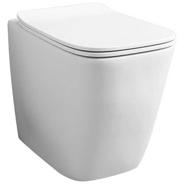 Унитаз приставной безободковый Artceram ASV004 01 00 bi без сиденья