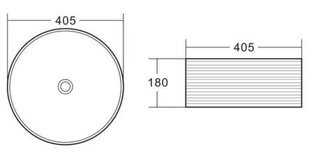 Накладная раковина (41х41) BelBagno BB1406