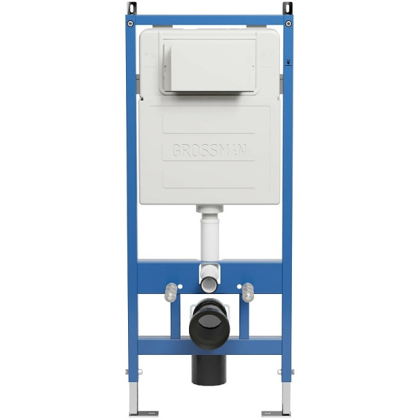 Комплект унитаза с инсталляцией Grossman Style 97.4411GWLS.05.32M с клавишей смыва