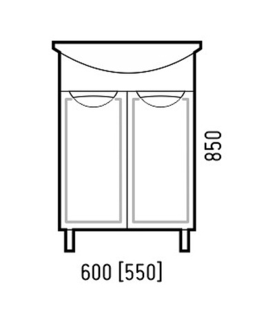 Тумба напольная Corozo Монро 60 SD-00000663