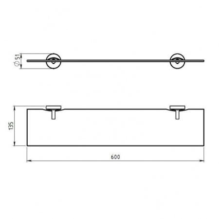 Полка Novaservis Metalia 11 0140.0