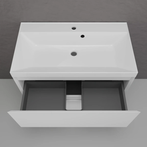 Тумба напольная без раковины 80 см Style Line Манхэттен ЛС-00002371 белый матовый