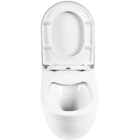 Унитаз подвесной безободковый BelBagno SENSO-R BB017CH-TOR с сиденьем микролифт